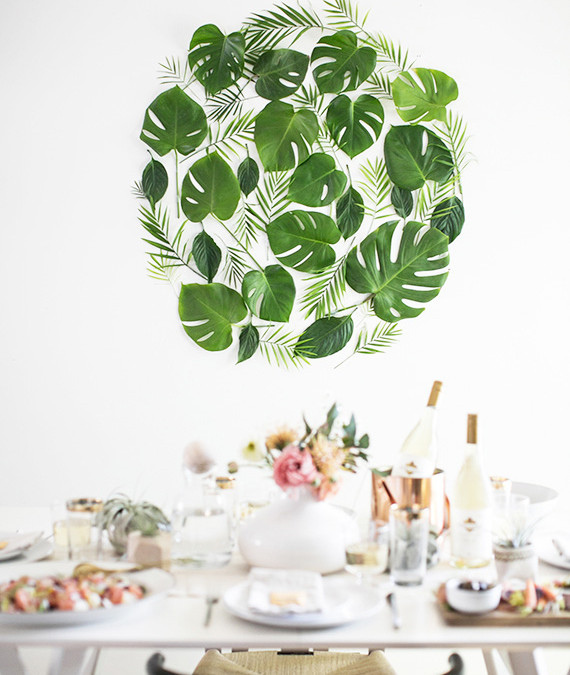DIY Especial Primavera: Un mural de hojas naturales