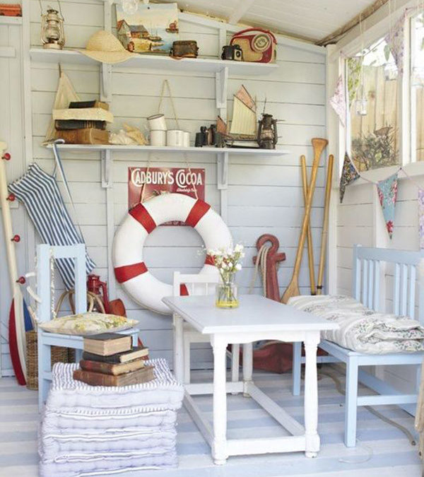 Decora con un toque marinero tu casa de la playa