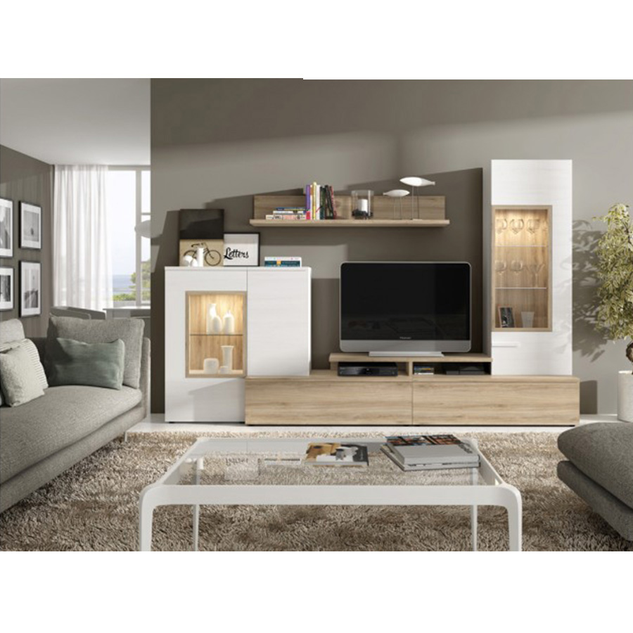 Salón Blanco Roble, salones daicarmobel Lleida - SalonBlancoRoble 1