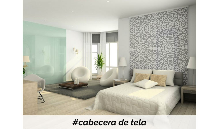 Tips para decorar el dormitorio principal de tu hogar cabecera tela