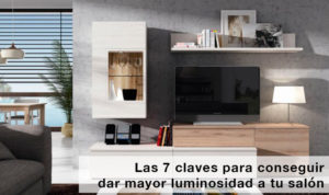 Las 7 claves para conseguir dar mayor luminosidad a tu salón