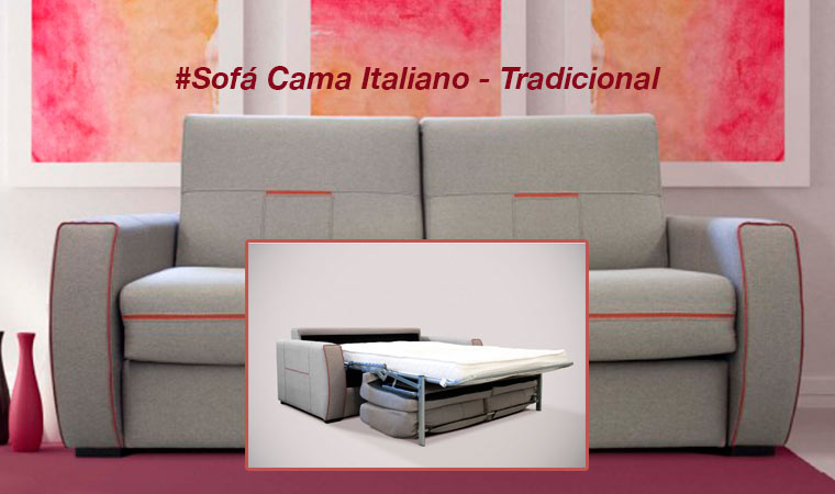 Sofá Cama Italiano Tradicional