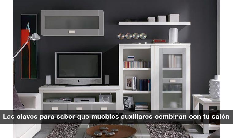 Las claves para saber que muebles auxiliares combinan con tu salón