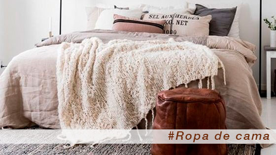 Tips para decorar el dormitorio de matrimonio para invierno - Ropa cama