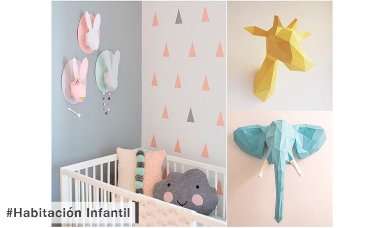 La decoración del hogar con animales, una nueva tendencia - dormitorio infantil