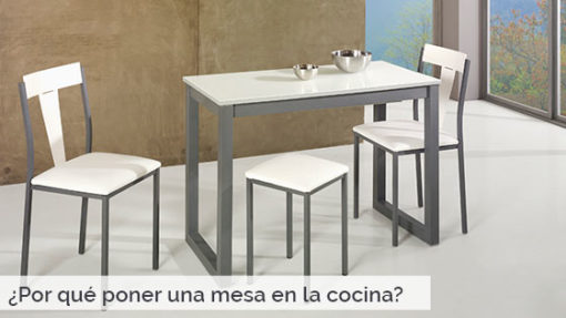 ¿Por qué poner una mesa en la cocina? - Ahorrarás espacio