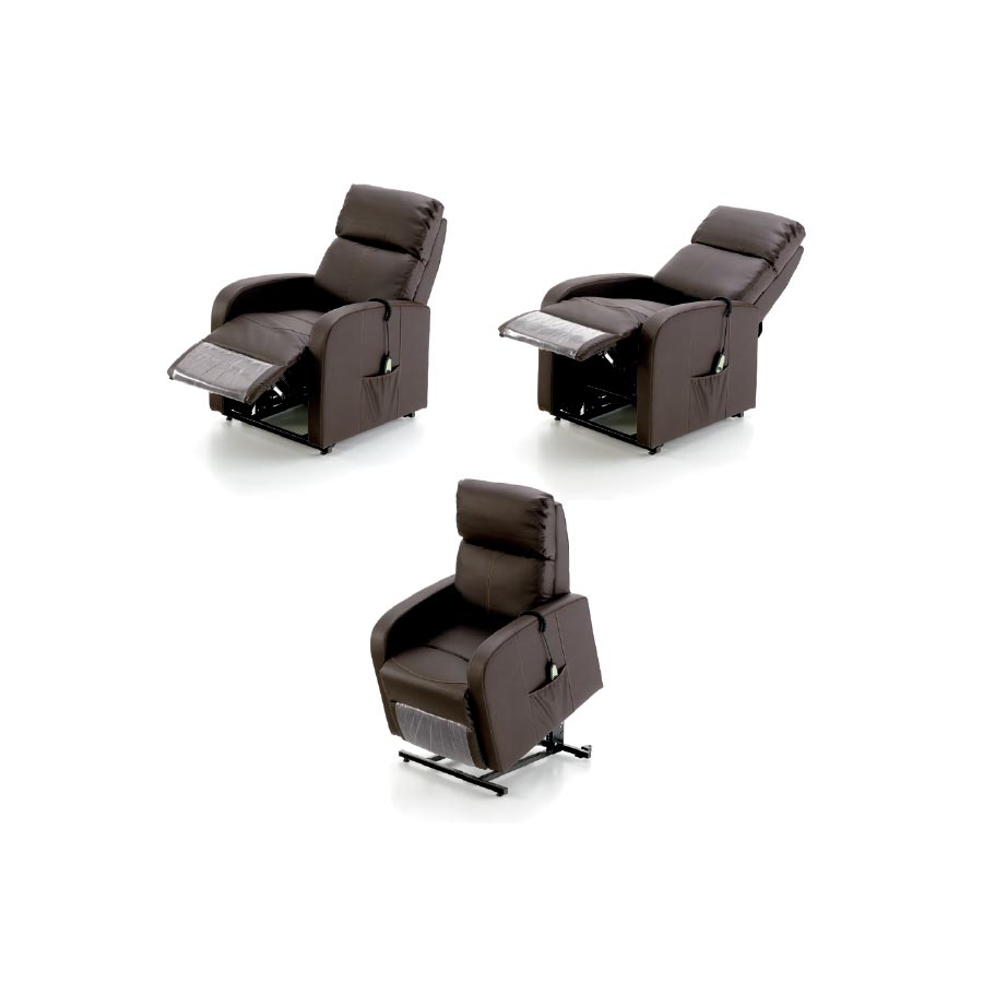 Butaca Relax Bruno, sistema de relax eléctrico con función elevación