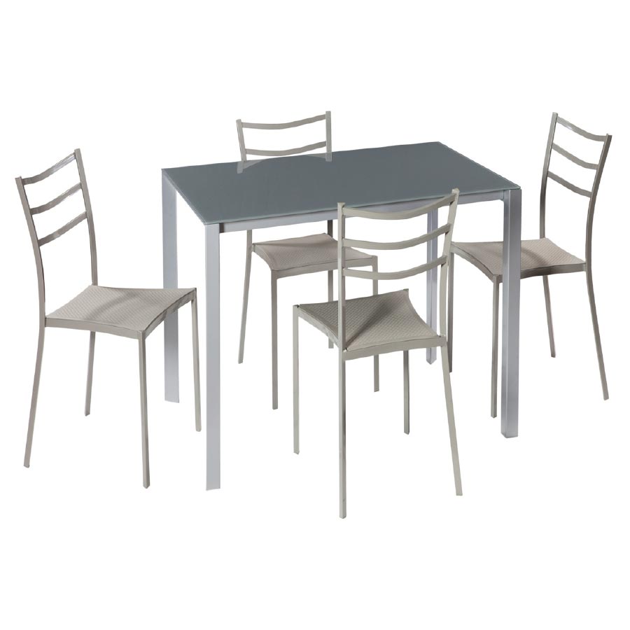 Set Mesa y 4 Sillas Cocina Comedor Alma, completa tu hogar Set Mesa y 4 Sillas Cocina Comedor Alma, completa tu hogar