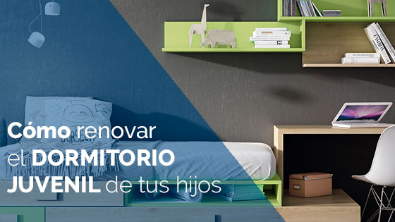 Cómo renovar el dormitorio juvenil de tus hijos