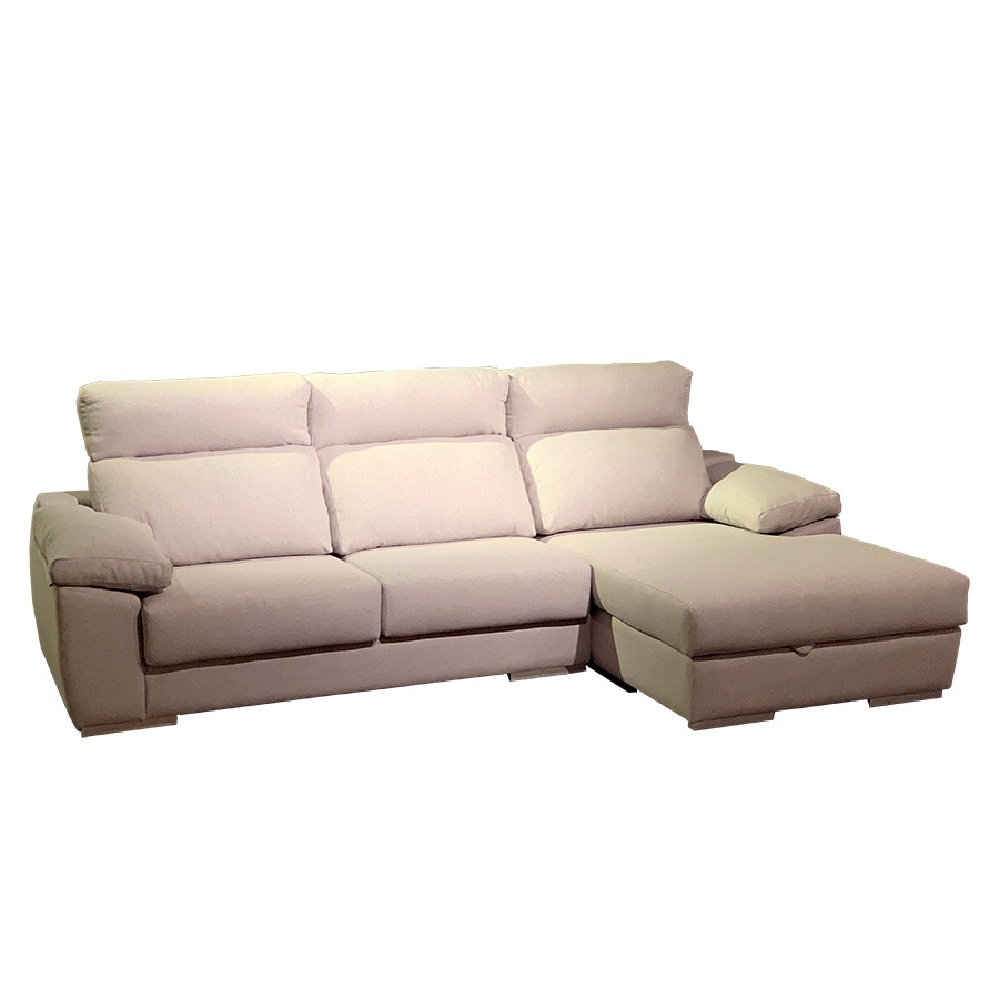 chaise longue benson conforama