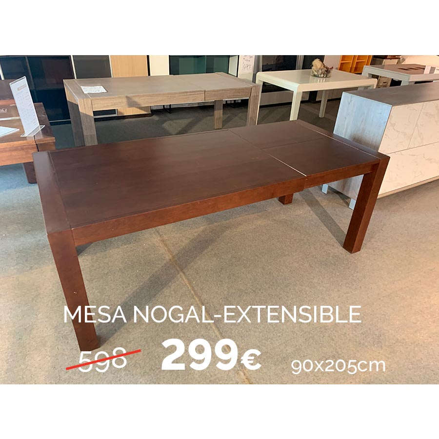 mesa-comedor-nogal-EXT - Muebles | Tiendas de Muebles en Lleida