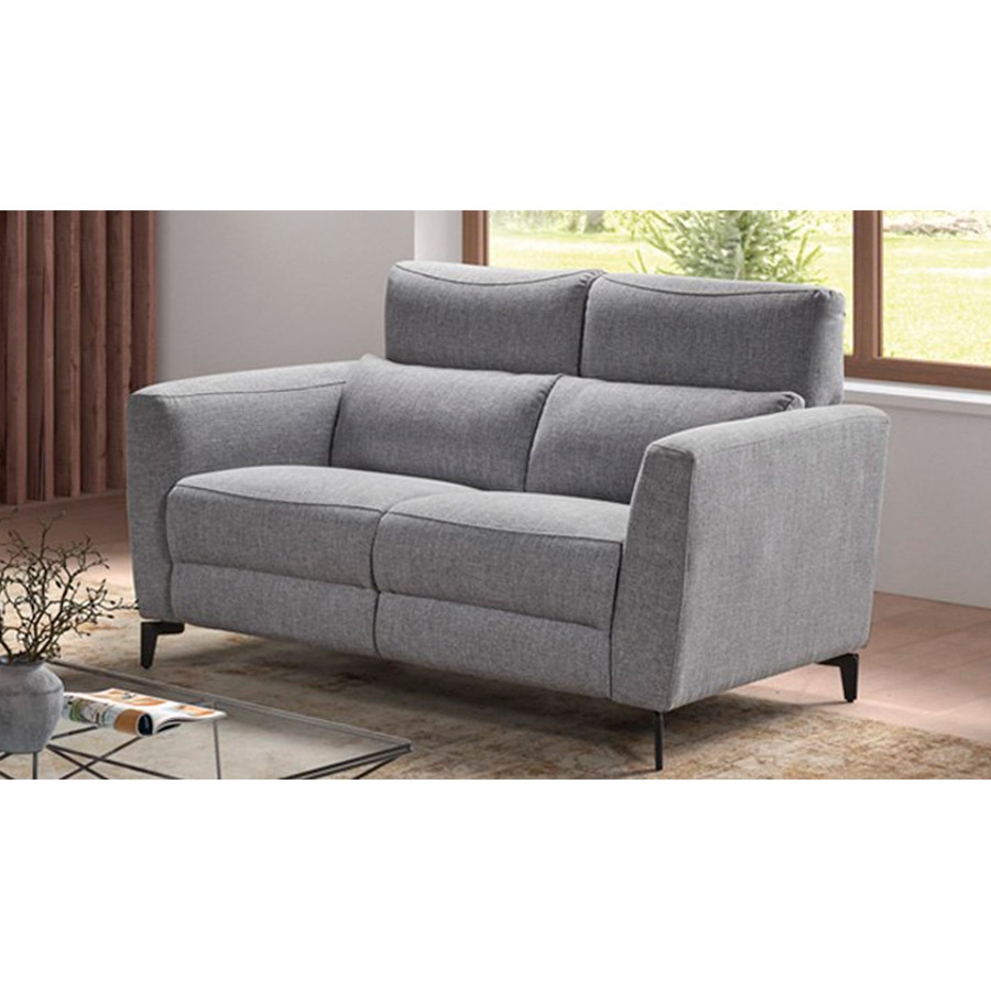 Sofá 2 Plazas Bombay, sofá fijo elegante para tu salón