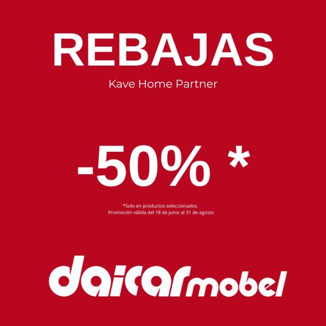 🛋️ ¡Llegaron las REBAJAS a Daicar Mobel!
Descuentos irresistibles en muebles de diseño y calidad.
🏷️ ¡Solo por tiempo limitado!
Ven y renueva tu hogar con estilo.
📍Visítanos 
#DaicarMobel #Rebajas #Decoración #MueblesConEstilo #daicarmobel #daicarcontract #kavehome #muebles 

Encuéntranos en:

Bell-lloc D’urgell : C/ de Torregrossa s/n
(KAVE HOME Partner)
Tel: 973 56 03

Lleida: Carrer Baró de Maials, 14
Tel: 973 22 19 42